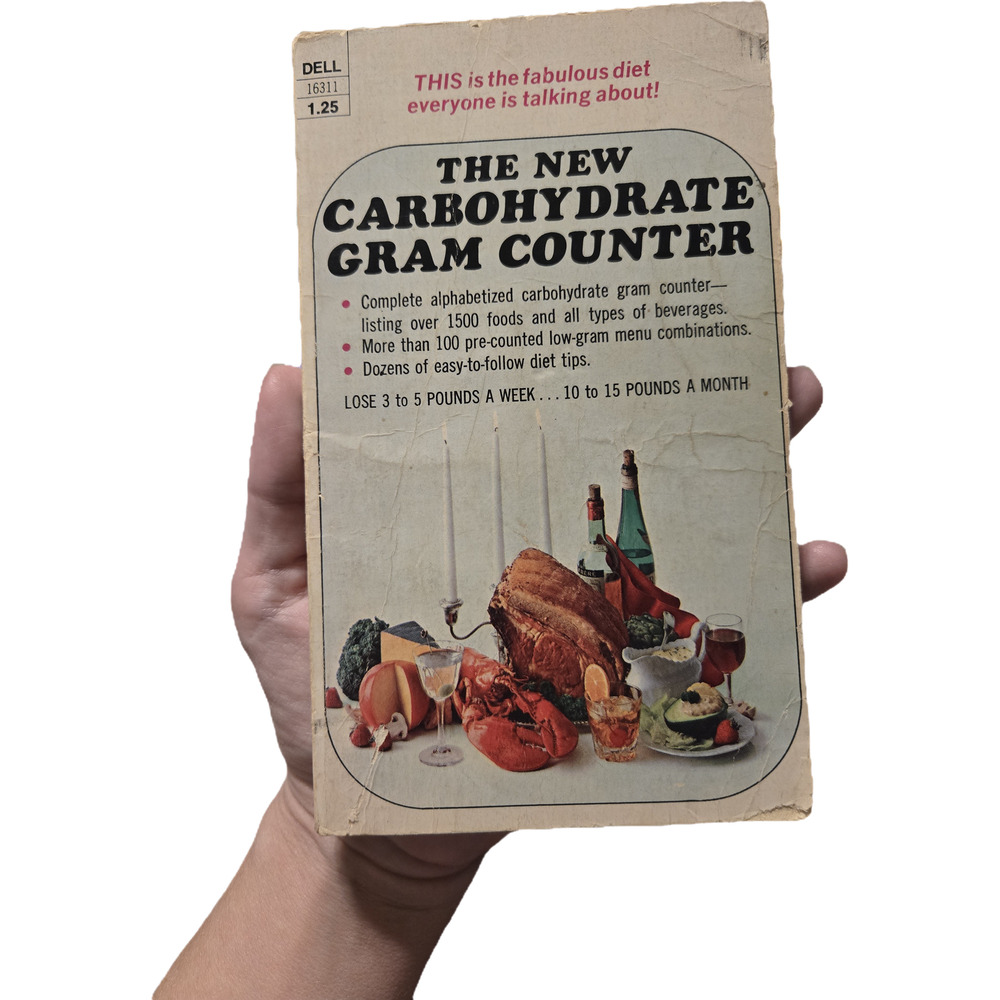 The New Carbohydrate Gram Counter Vintage 1977 Dell Printing